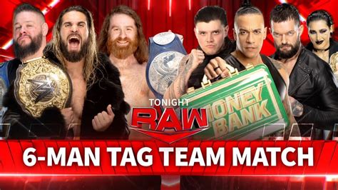 6 man tag team match wwe championship